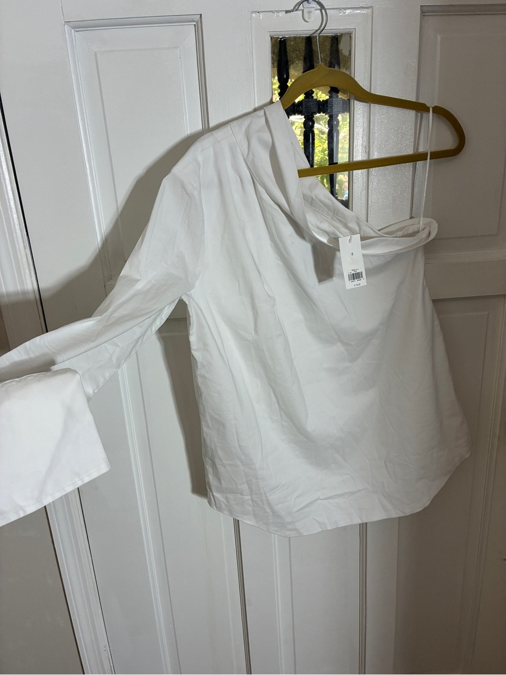 Banana Republic White One-Shoulder Women's Top